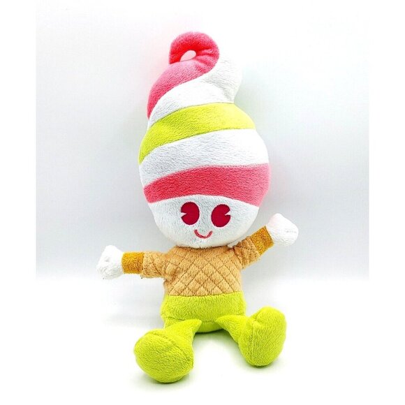 Menchie's Frozen Yogurt Cone Plush Stuffed Twist Figure Mascot 16" Ice Cream - Picture 1 of 4